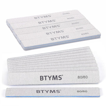 BTYMS lima rectangular 80-80 para uñas acrílicas.