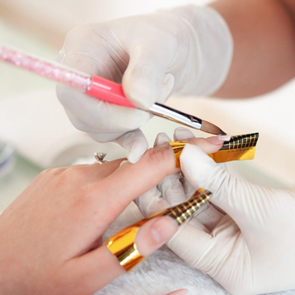 BTYMS Paquete 500 formas uñas oro: ahorro y eficiencia para proyectos grandes.