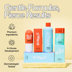 Bubble Skincare Deep Dive con ácido azelaico y corteza de sauce para controlar la grasa.