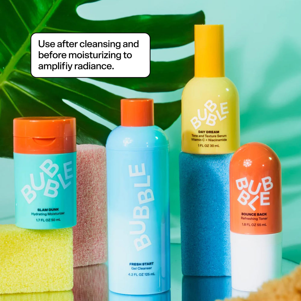 Bubble Skincare Day Dream Sérum: Niacinamida para tono uniforme y piel más suave.
