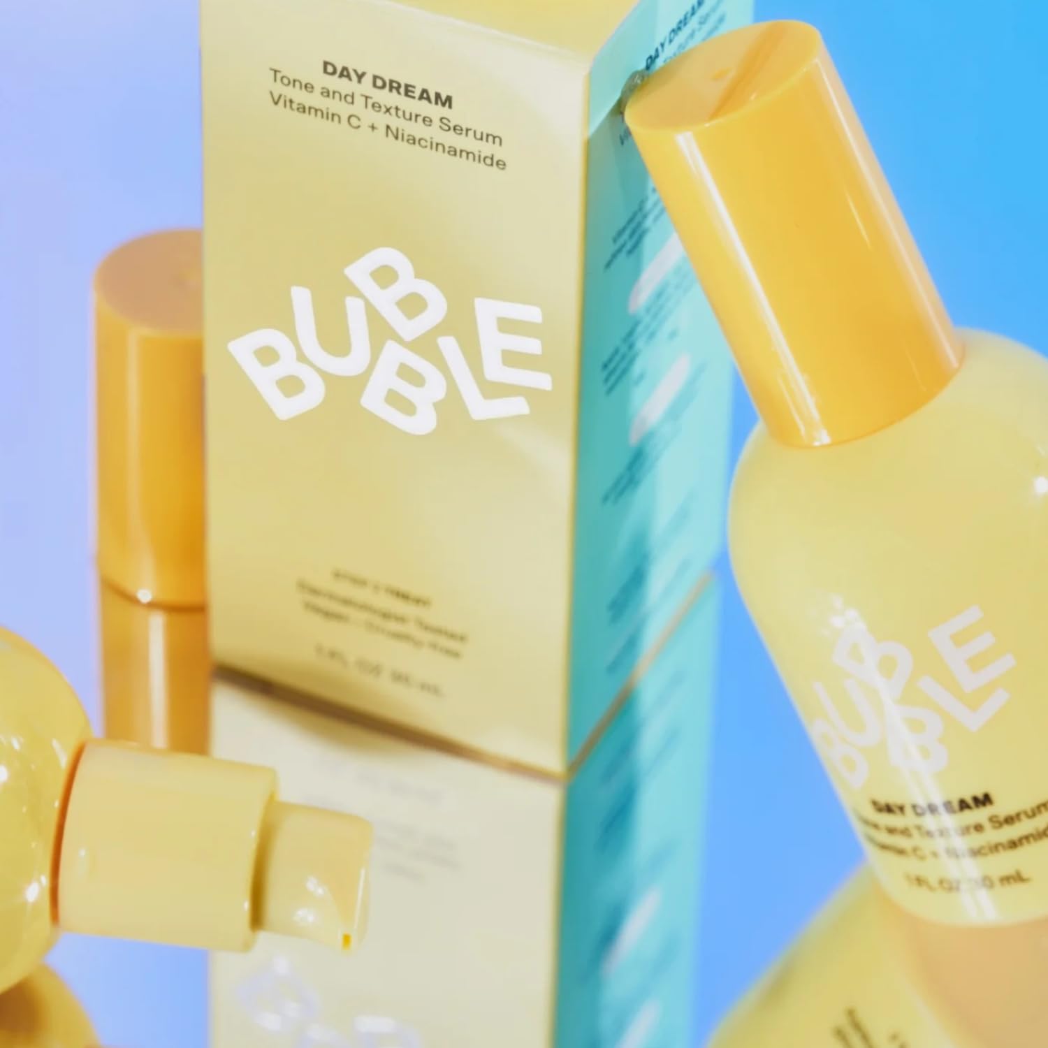 Bubble Skincare Day Dream Sérum: piel sensible con hidratación suave y barrera fortalecida.