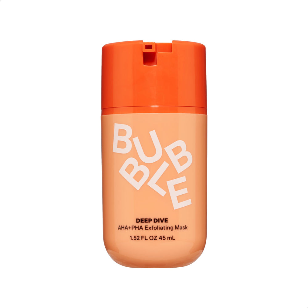 Bubble Skincare Deep Dive mascarilla exfoliante, limpieza profunda y piel más suave.