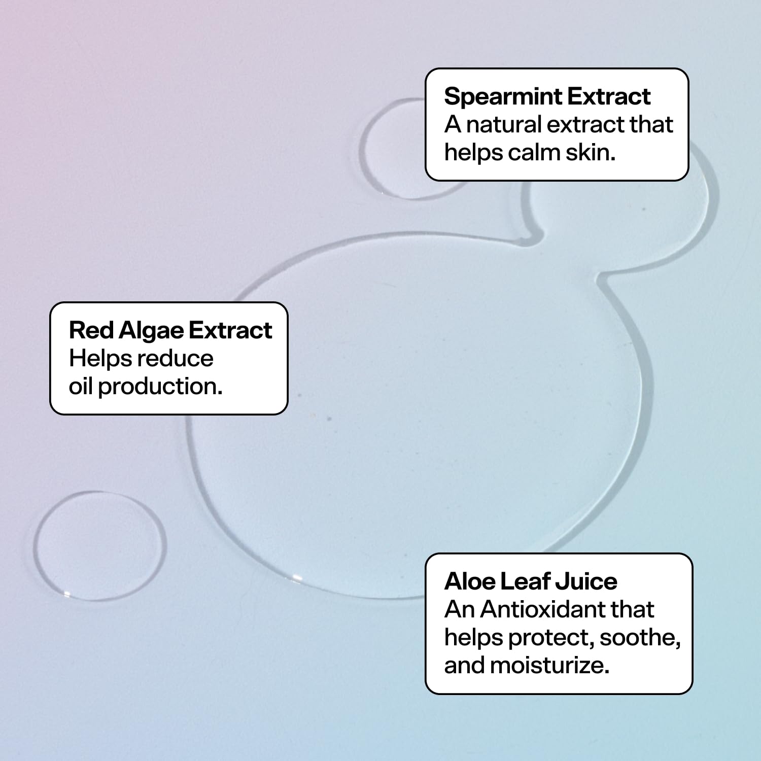 Bubble Skincare Fresh Start Gel con Aloe Vera en dispensador práctico.