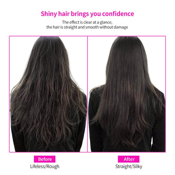 BudiGl peine caliente para cabello liso en minutos.