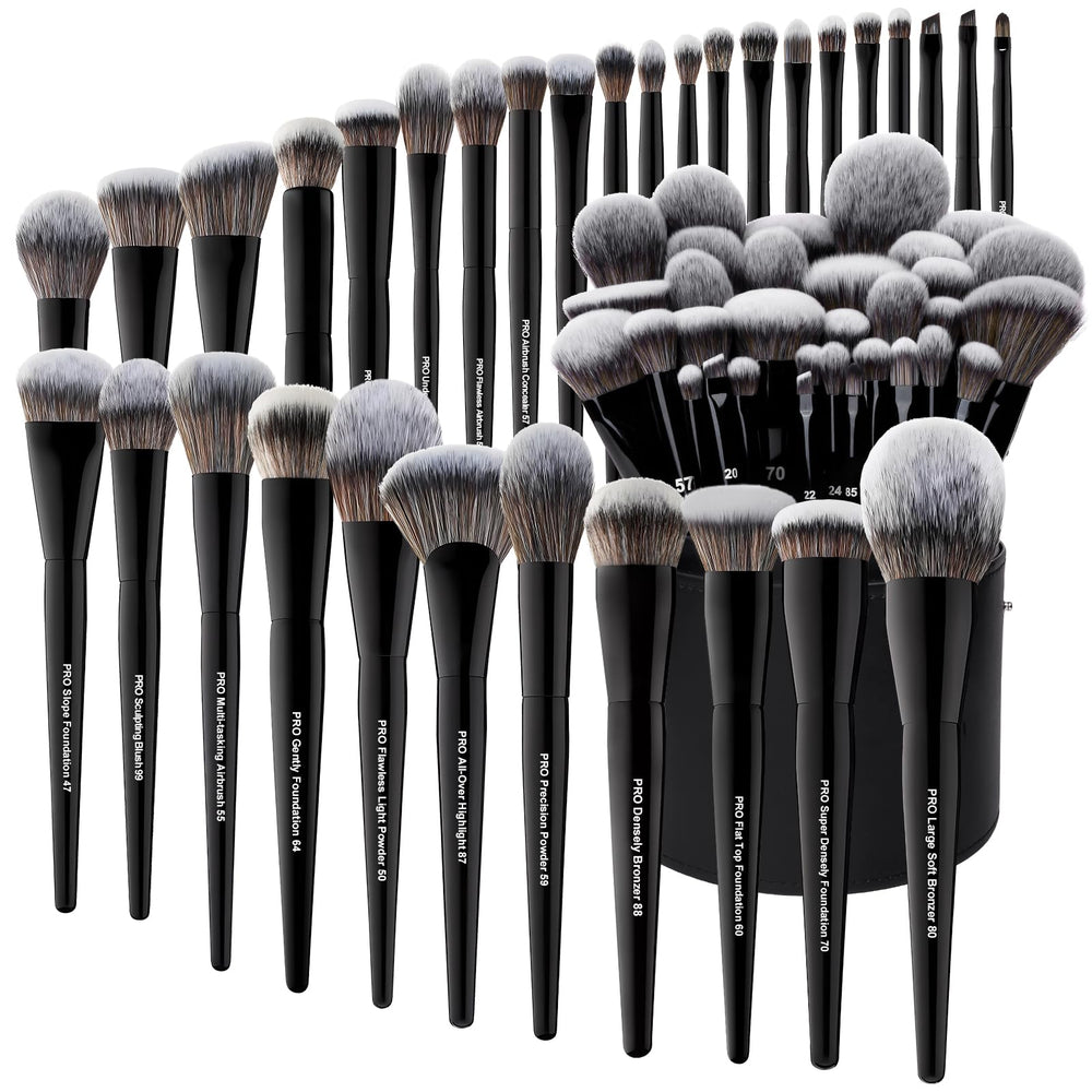 Bueart Design 32Pcs Pro: soporte extragrande para ordenar y exhibir brochas