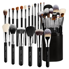 Bueart Design conjunto brochas profesional maquillaje estuche para viaje y resultados precisos
