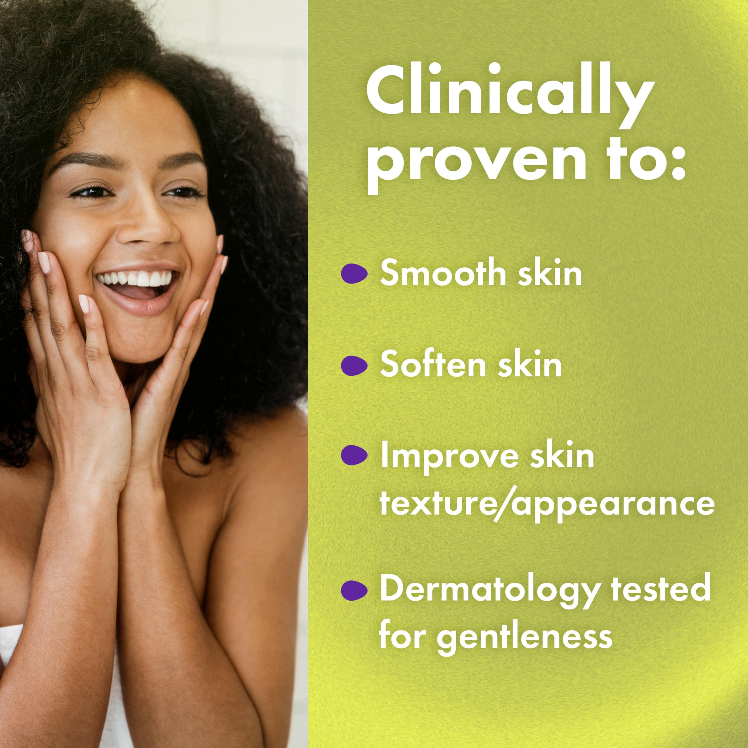 Buf-Puf exfoliación suave para piel seca y áspera.