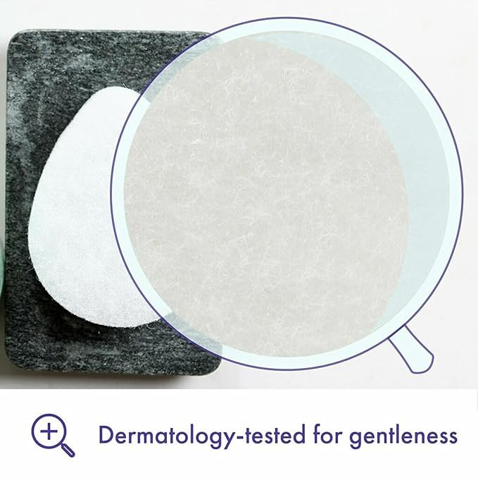 Buf-Puf elimina maquillaje e impurezas con delicadeza.