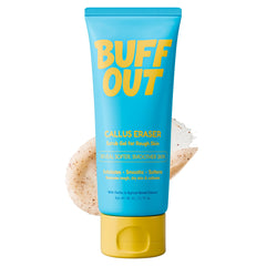 BuffOut gel exfoliante para callos en pies, ayuda a suavizar piel áspera.