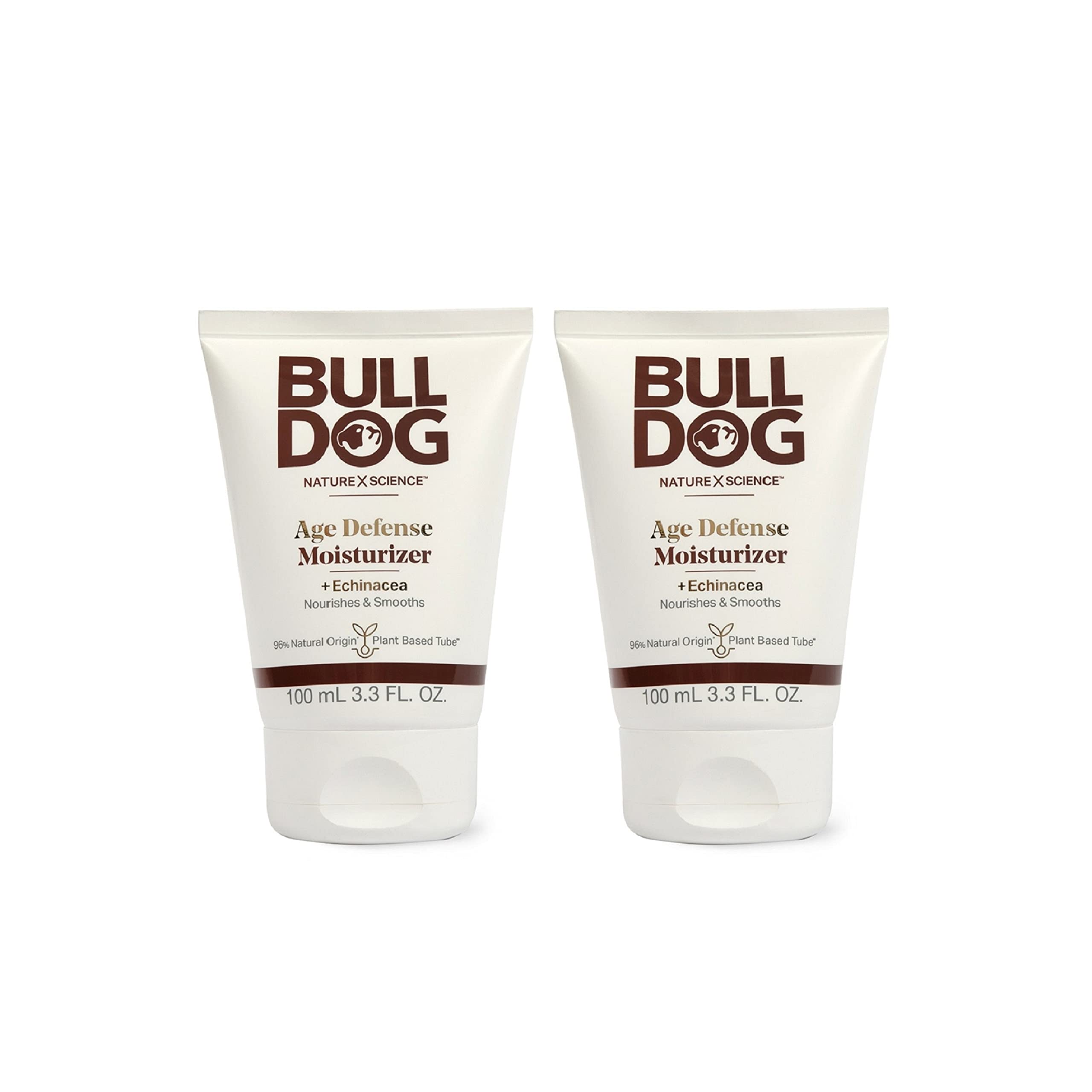 Bulldog defensa de edad crema para rostro en pack de dos.