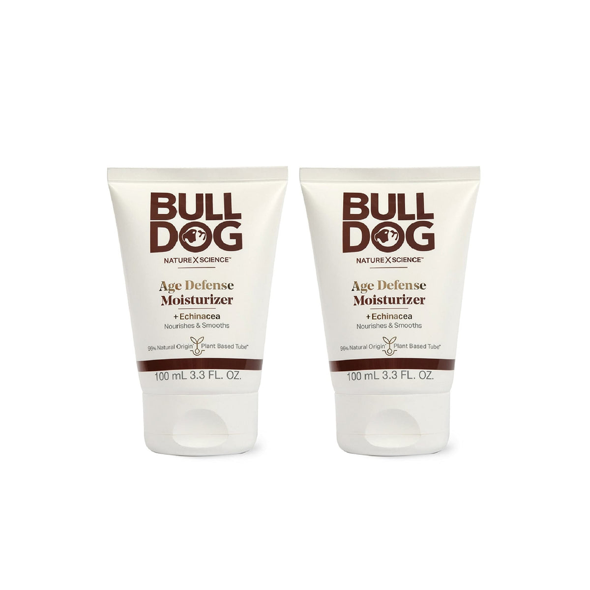 Bulldog defensa de edad crema para rostro en pack de dos.