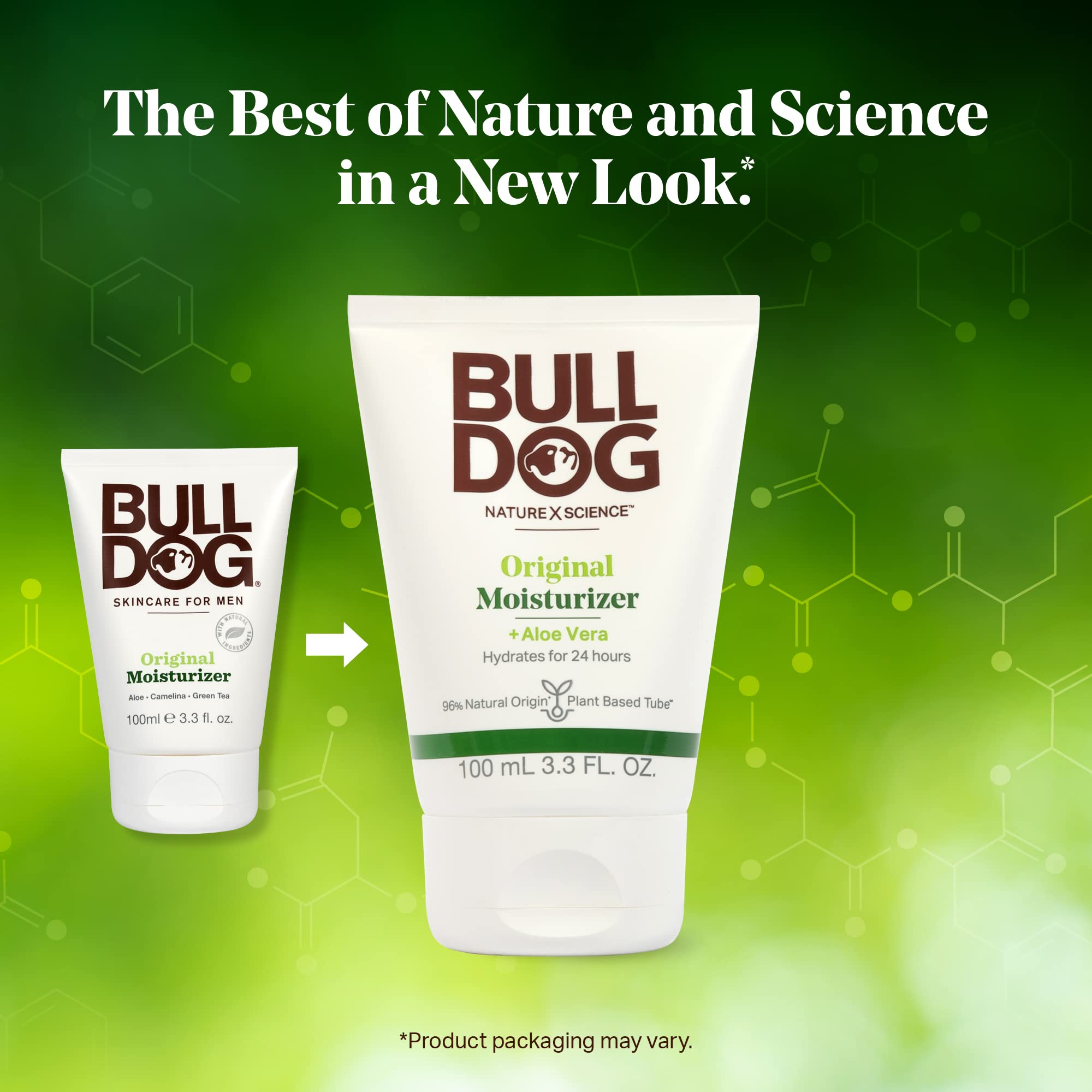 Bulldog Original Aceite camelina, aporte suavizante para uso diario.