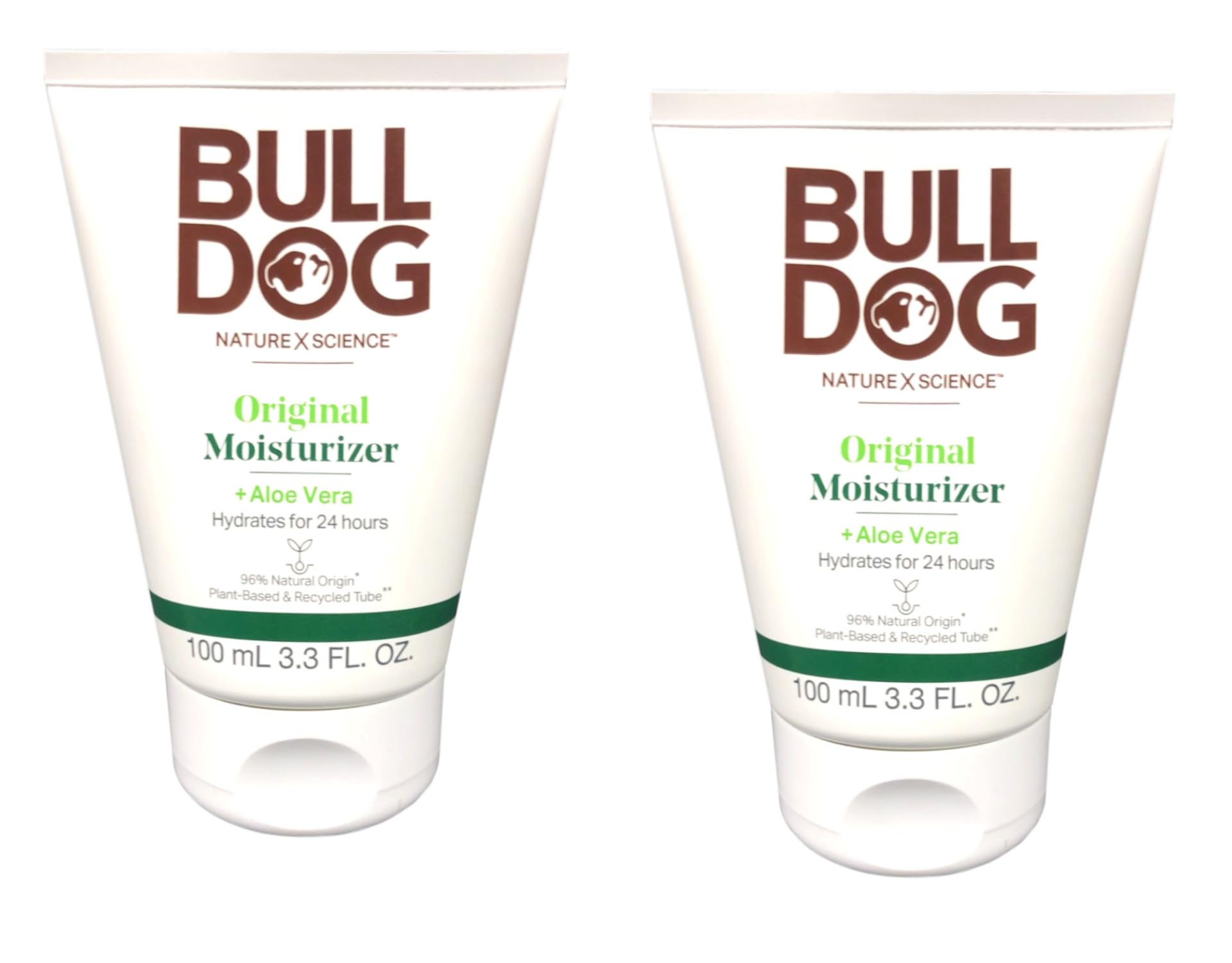 Bulldog Hidratante Original para hombre, pack doble, ideal para hidratación diaria