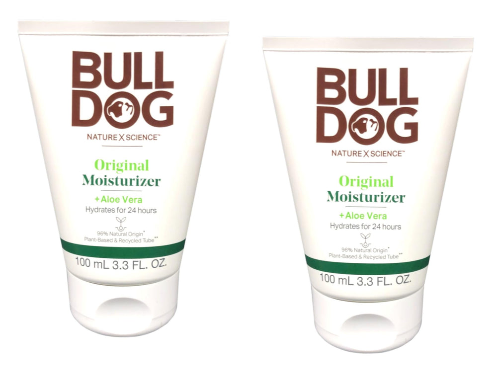 Bulldog Hidratante Original para hombre, pack doble, ideal para hidratación diaria