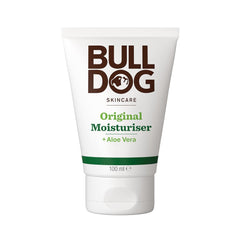Bulldog Original Hidratante: embalaje práctico para uso diario.