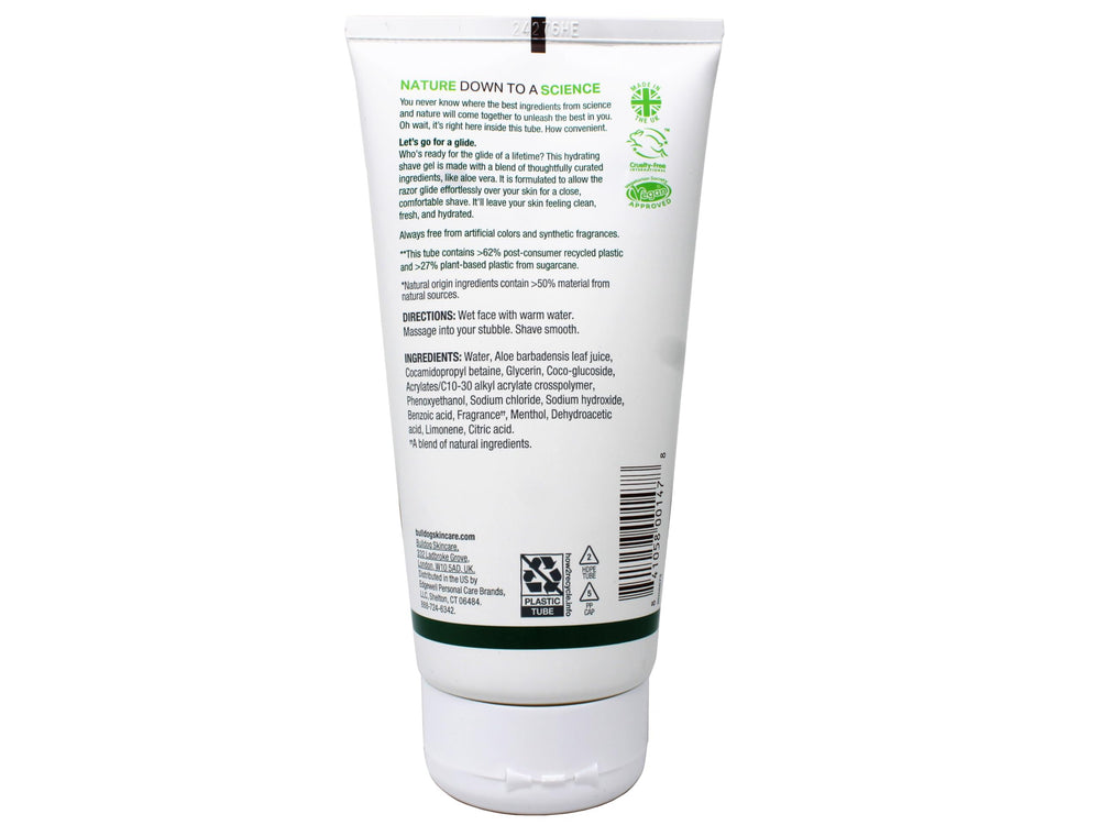 Bulldog: gel de afeitar con aceite de camelina para piel nutrida