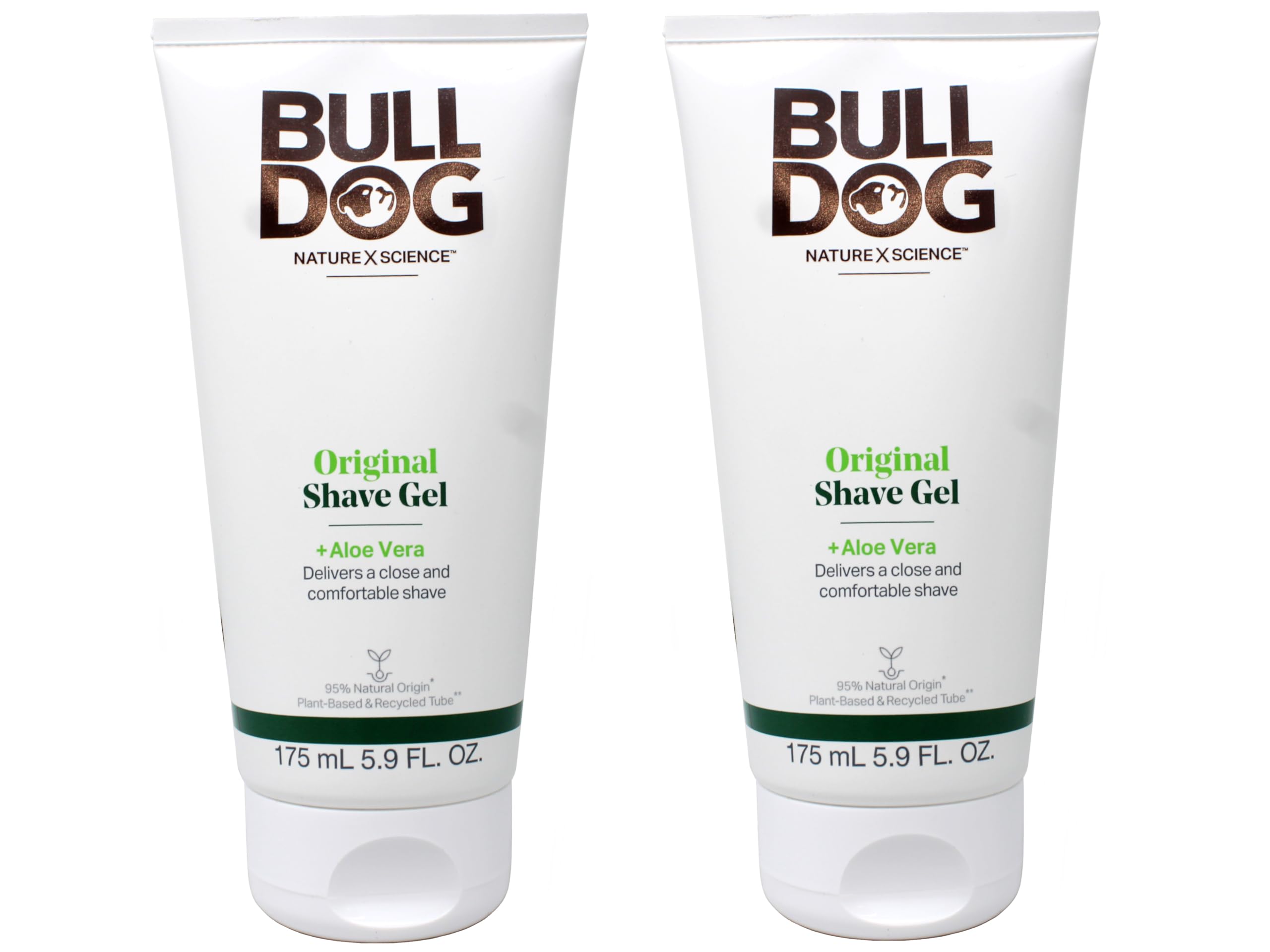Bulldog Original Shave Gel: duo de botellas para afeitado suave y cómodo
