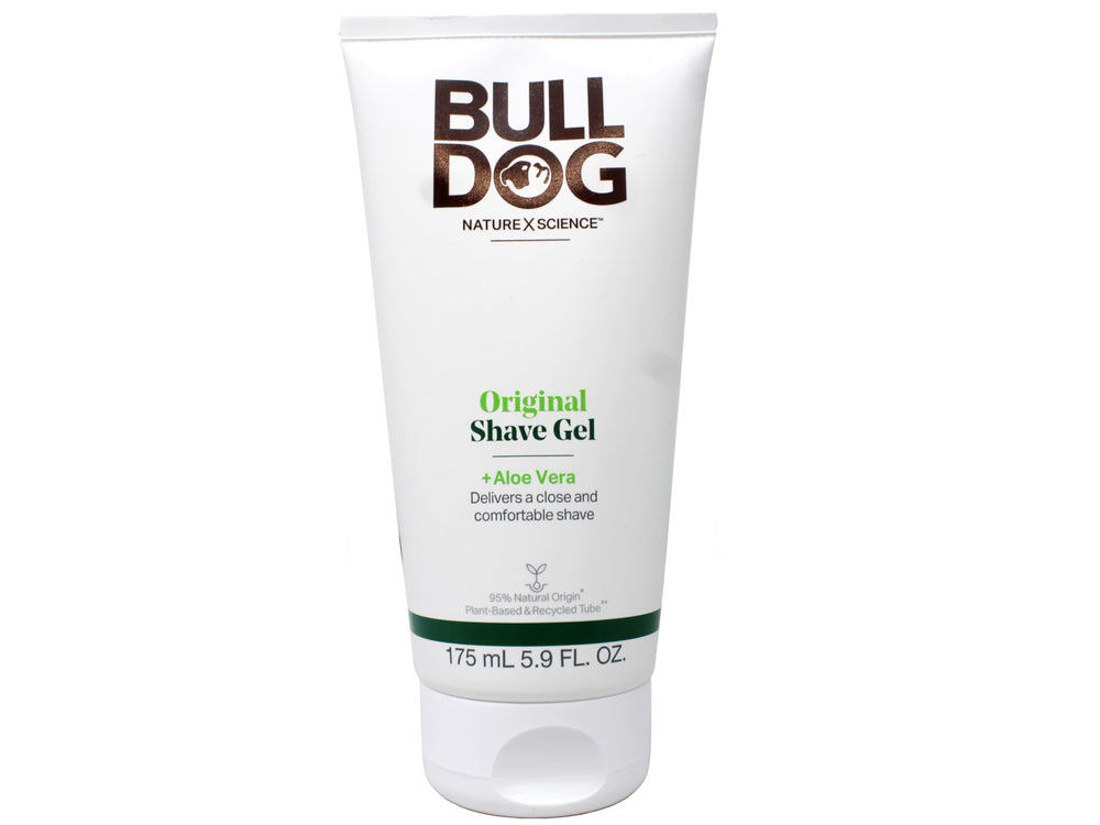 Textura sedosa del gel Bulldog para deslizamiento suave durante el afeitado