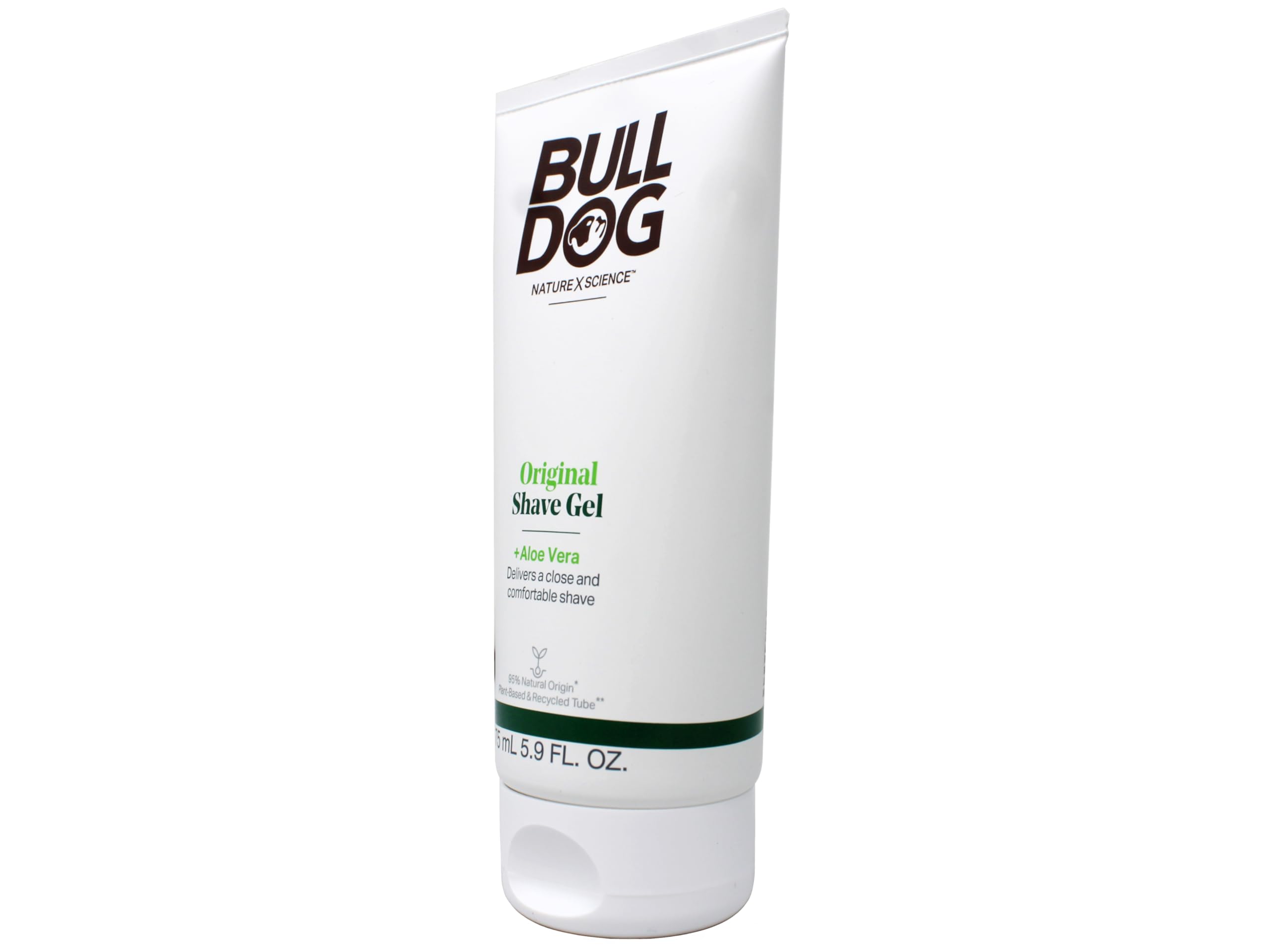 Uso diario con Bulldog: gel de afeitado en envase doble para rutina consistente