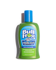 Bullfrog Quik Gel proteccion solar frontal, crema ligera para uso diario al aire libre