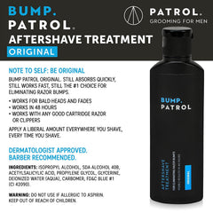 Bump Patrol suero rostro aplicado para tono suave y reducción de poros.