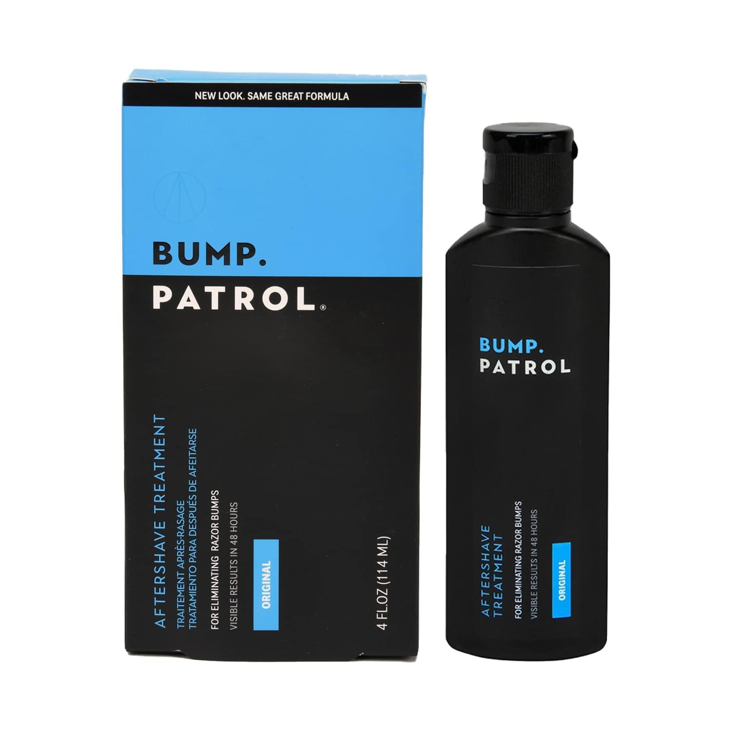 Frasco del Bump Patrol fórmula original, 4 oz, tratamiento calmante para la piel.