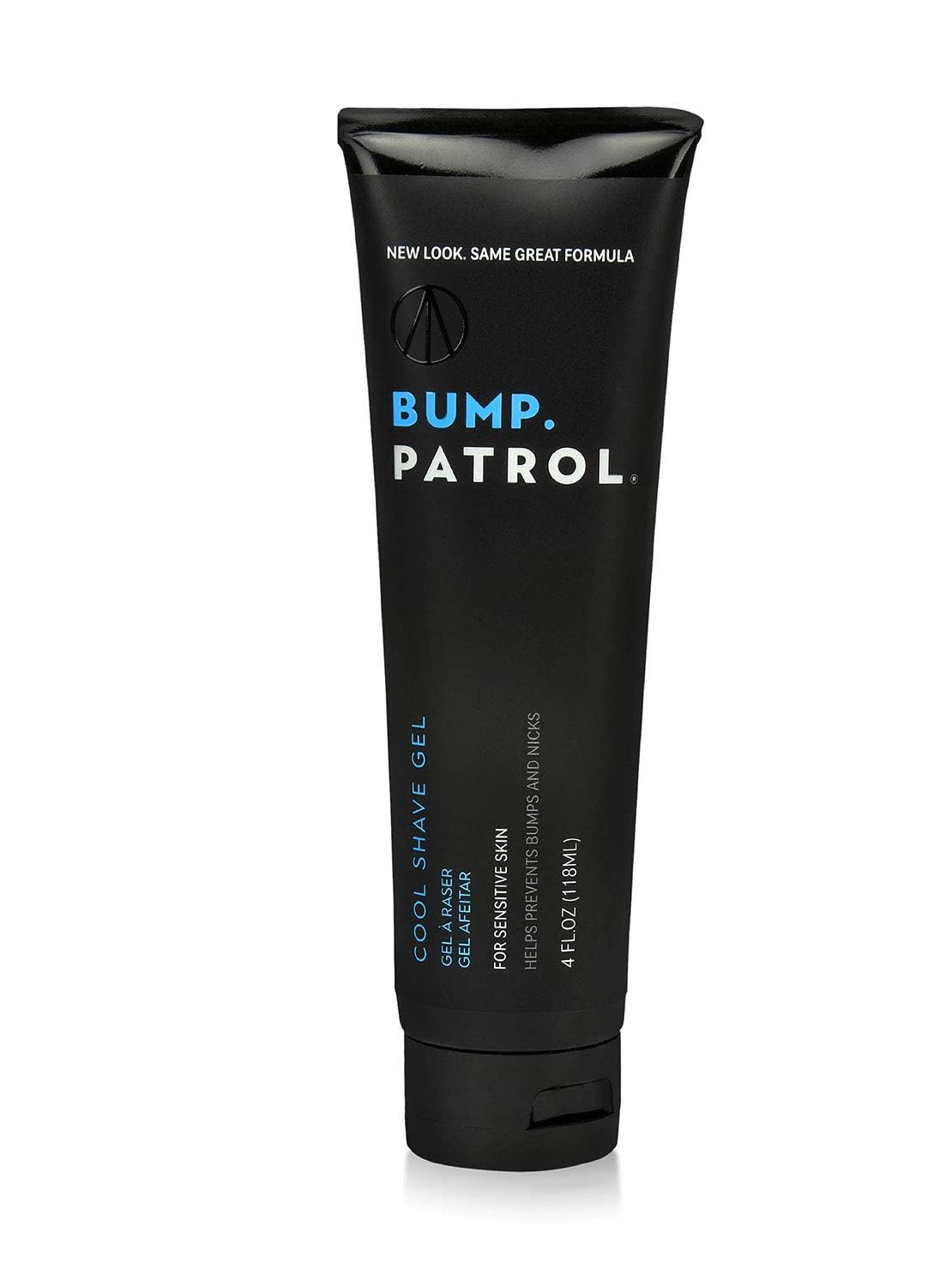 Bump Patrol Gel de afeitado translúcido ofrece deslizamiento suave para piel sensible.