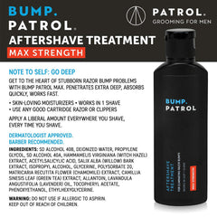 Le pack quatre bouteilles 2oz de Bump Patrol pratique et économique.