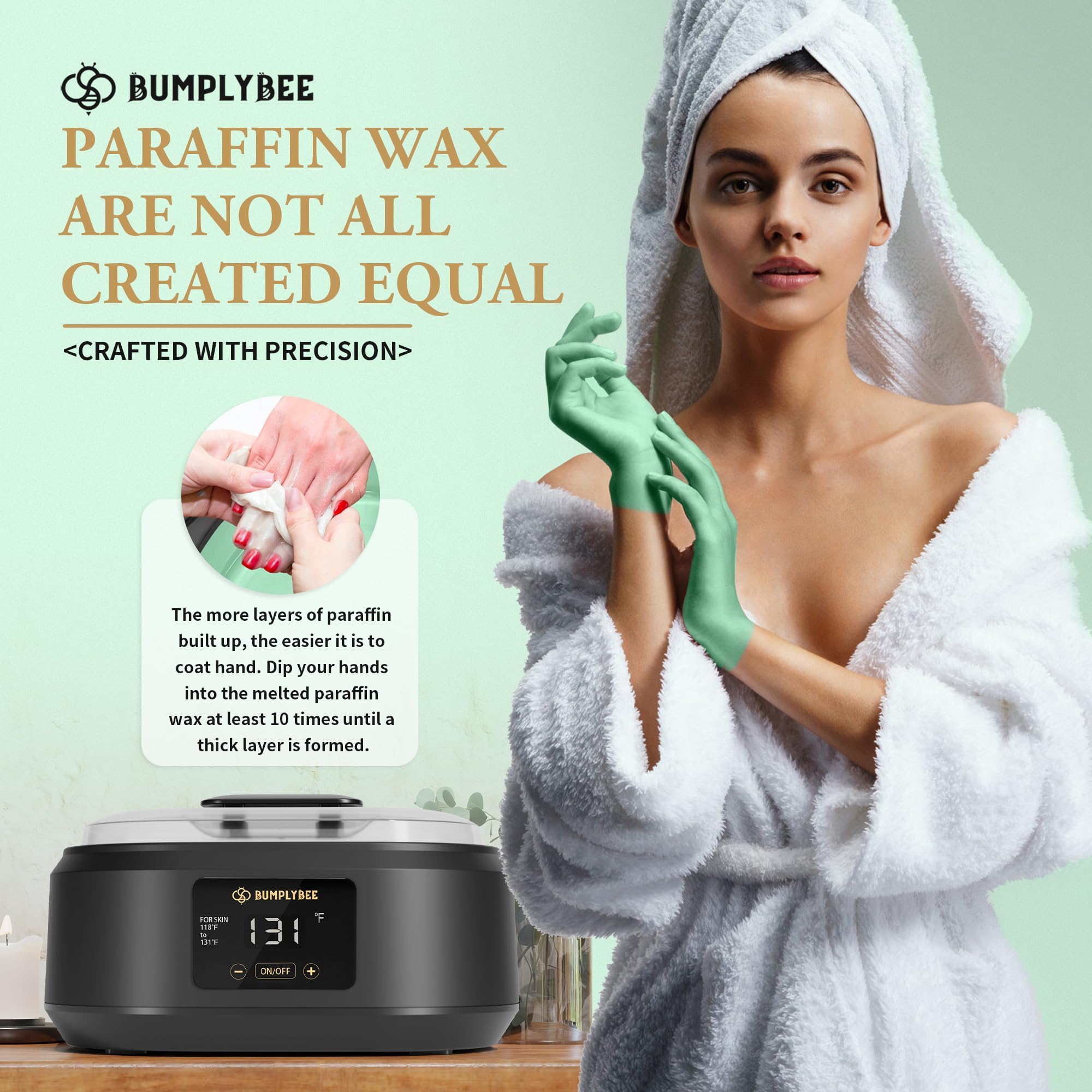 BUMPLYBEE tecnología de fusión rápida para uso doméstico eficiente.
