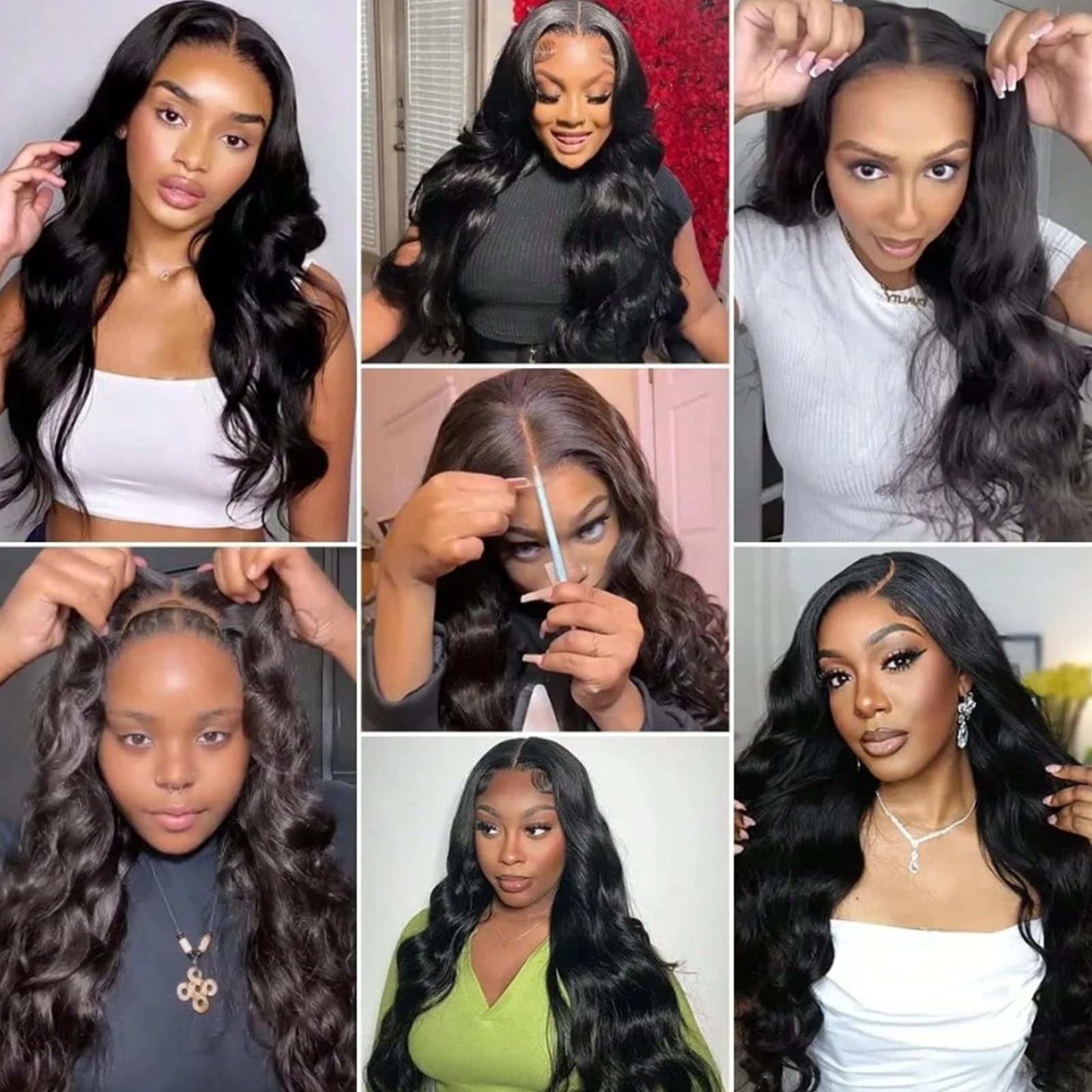 Mujeres negras obtienen look versátil con bunGiol cabello humano