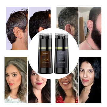 Bupposes Champú Tinte Negro: resultado natural y brillante