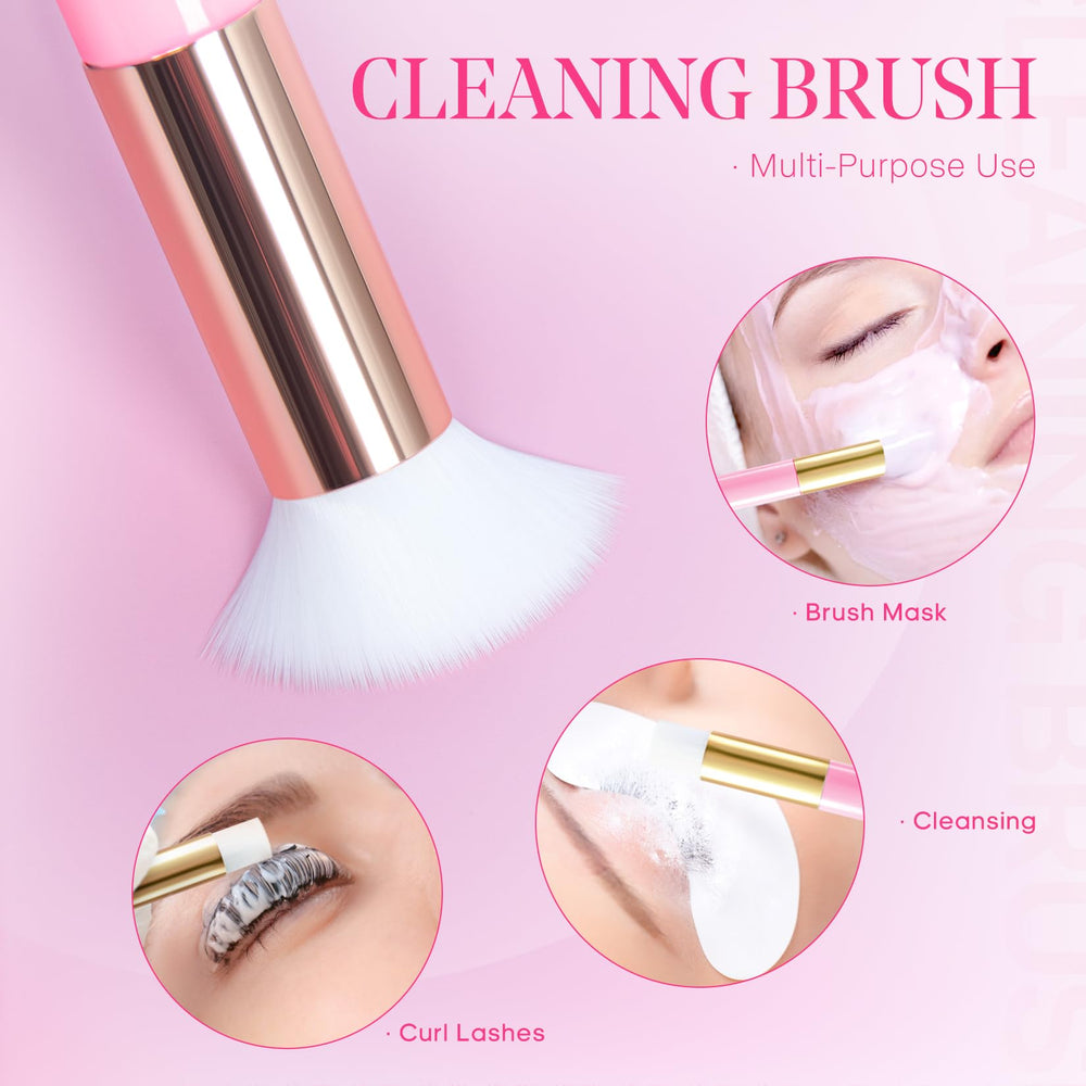 Conjunto Buqikma para extensiones de pestañas, envase compacto para salón