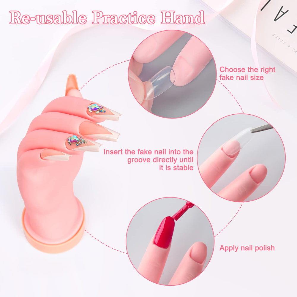Buqikma, superficie suave y realista para manicura en casa.