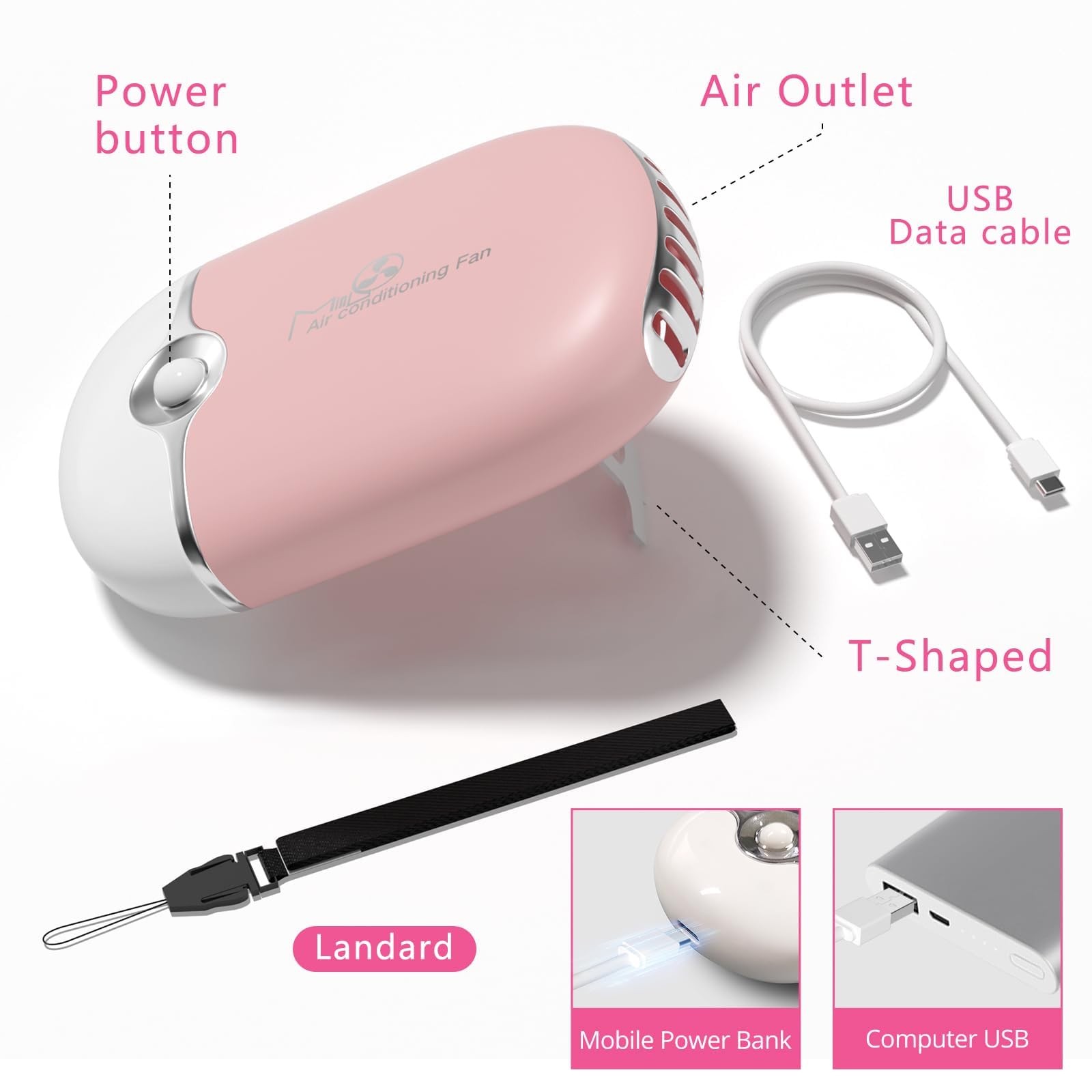 Secador USB de Buqikma para secar pestañas con flujo de aire cómodo