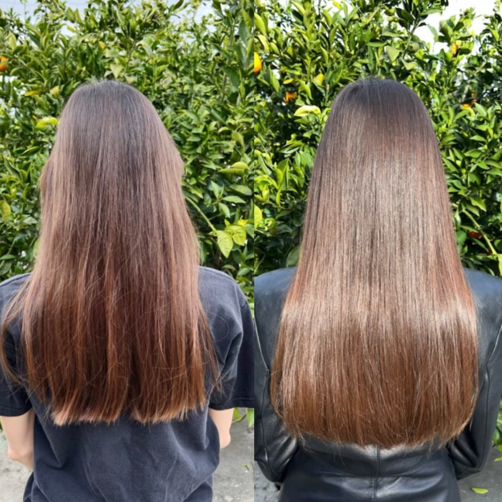 Bur Bur Peso ligero en el cabello, sin residuos grasos