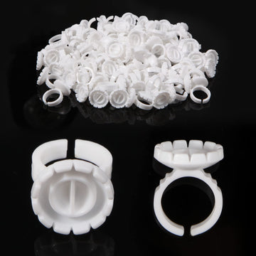 Burboeiy anillos plastico pestanas extensions ofrecen uso cómodo y limpio