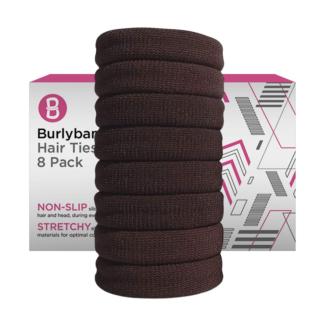 Burlybands ligas para pelo grandes, agarre firme para cabello grueso.