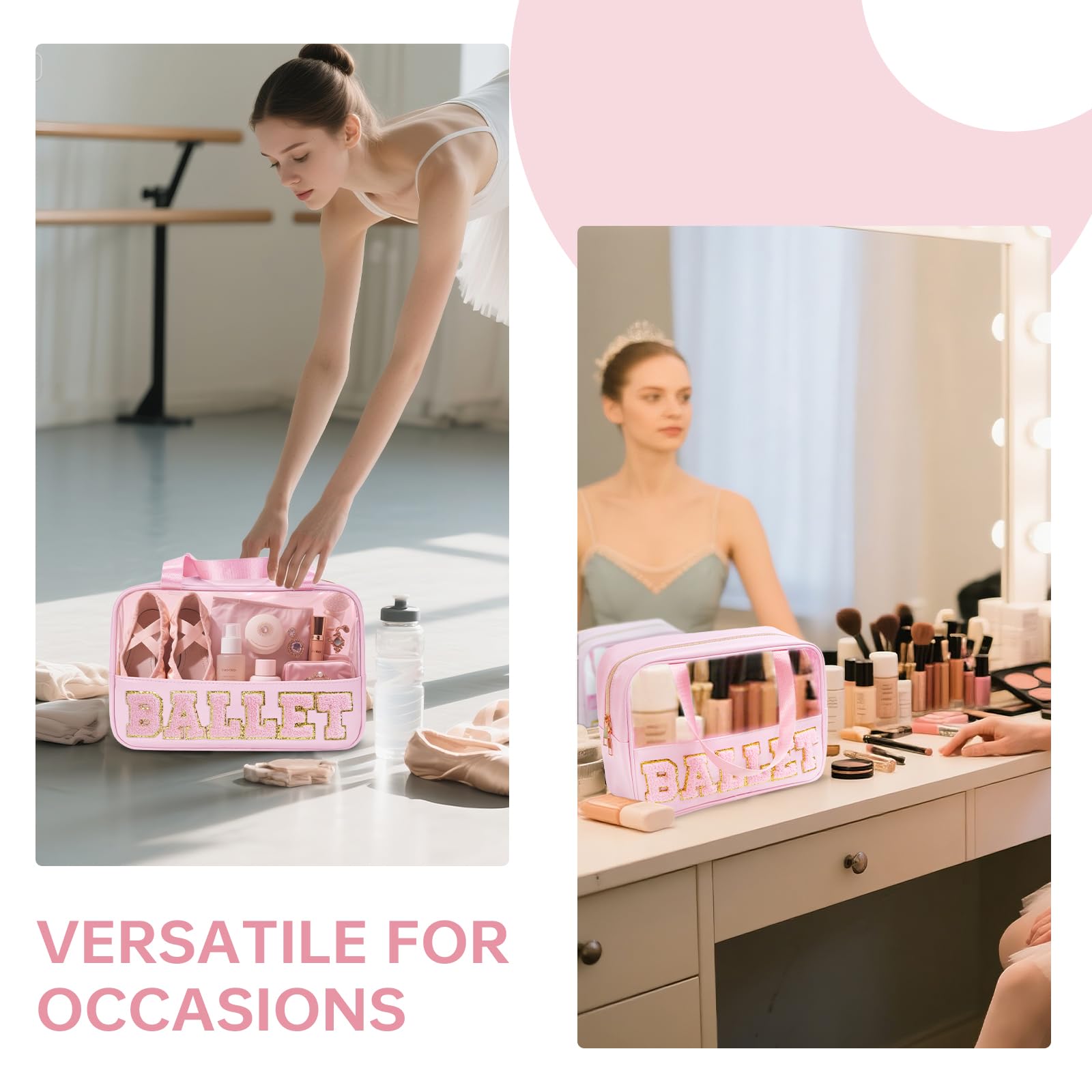 Burskit Ballet Bag con diseño preppy, regalo perfecto.