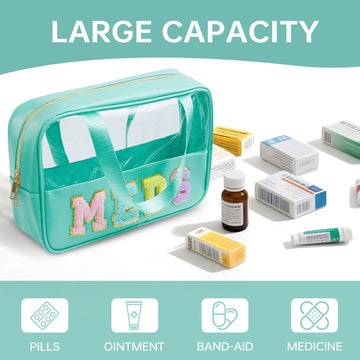Bolsita de cosméticos de viaje para organización compacta.