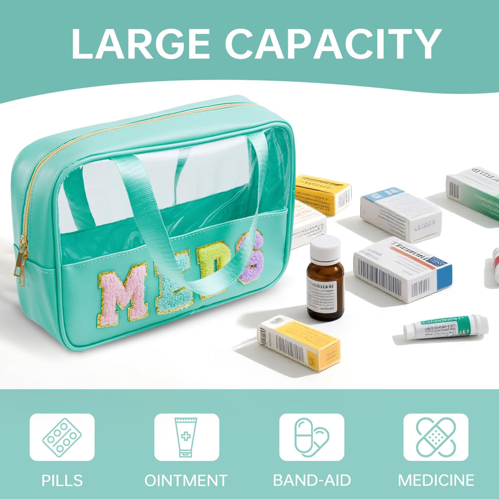 Bolsita de cosméticos de viaje para organización compacta.