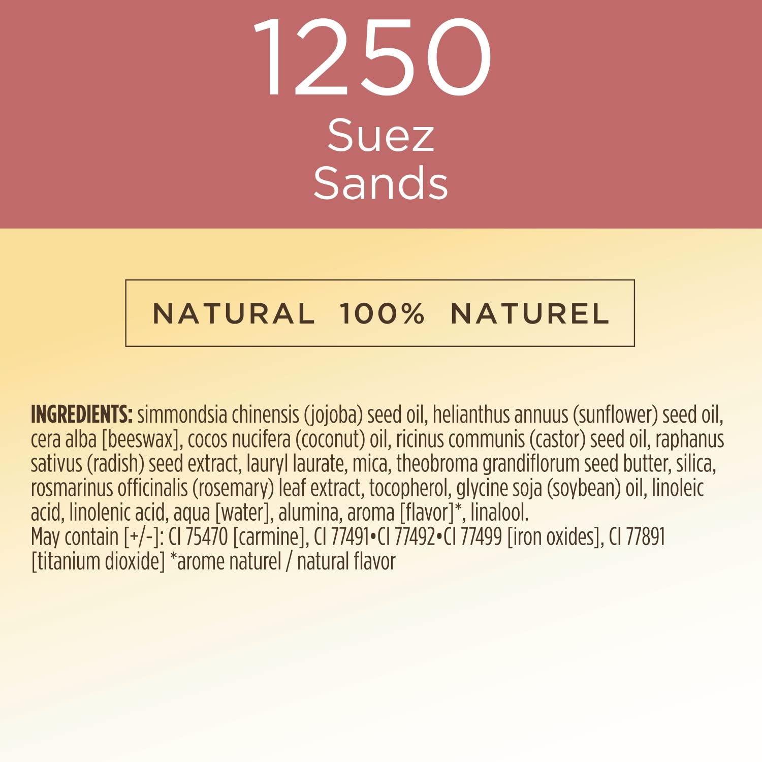 Burts Bees All Aglow envase-doble-barra diseño práctico para uso diario