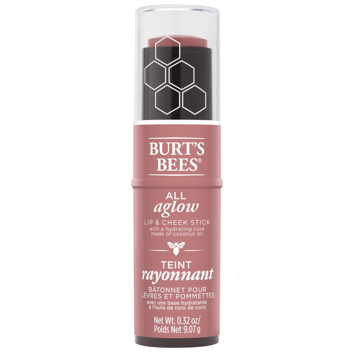 Burts Bees All Aglow labial-barra ofrece tono natural para un look ligero