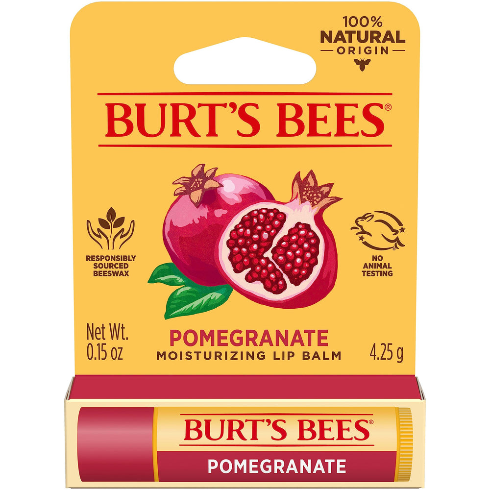 Ingredientes naturales de Burt's Bees en bálsamo labial