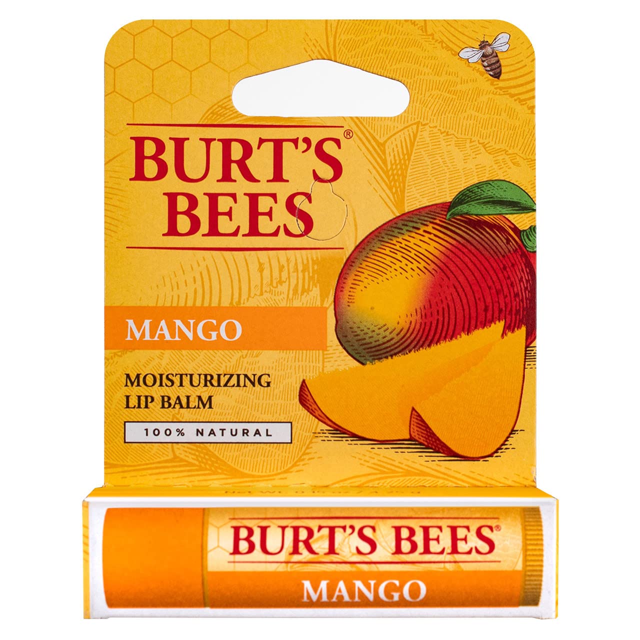 Burt's Bees Bálsamo Labial Mango para aplicación suave en labios