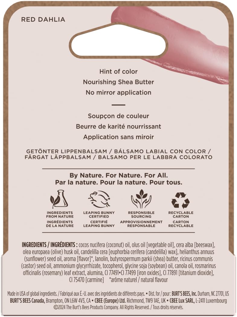 Certificación Leaping Bunny y trazabilidad de ingredientes de Burt's Bees.