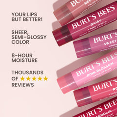 Burt's Bees Rojo Dahlia, aplicación sin espejo para retoques rápidos.