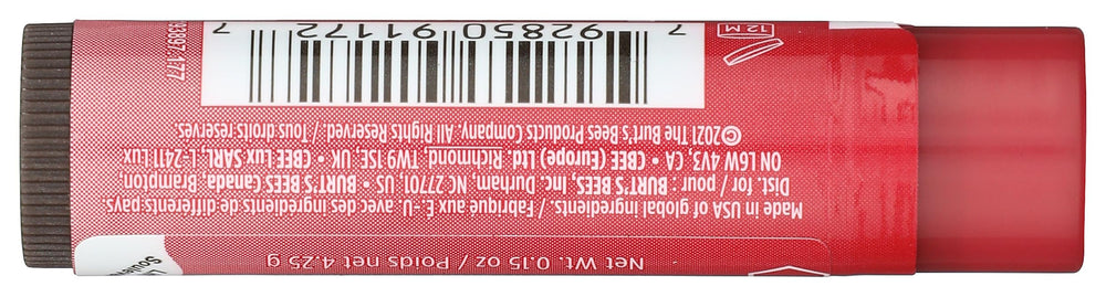 Bálsamo labial tintado Burts Bees Magnolia, aplicación suave y acabado sedoso.