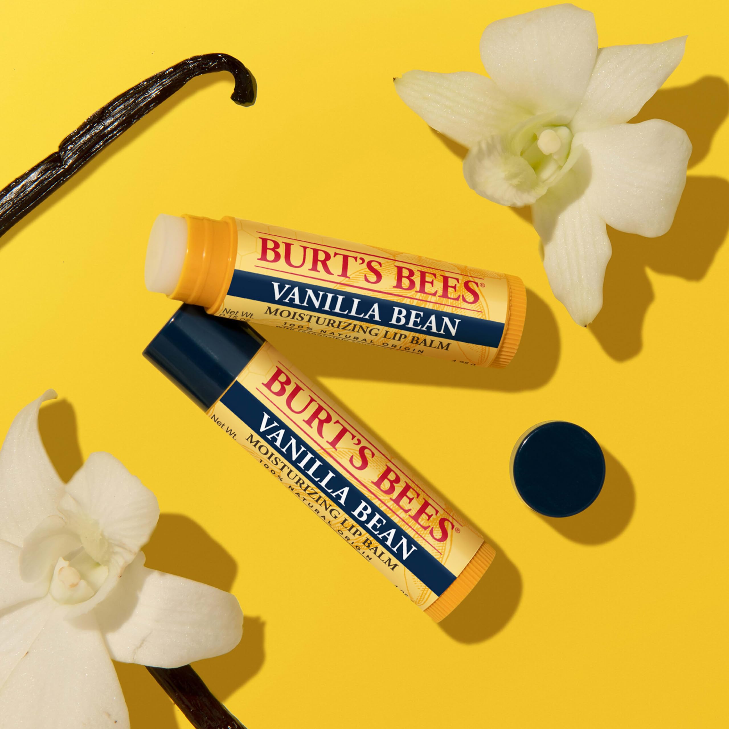 Burt's Bees bálsamo labial vainilla, sin parabenos