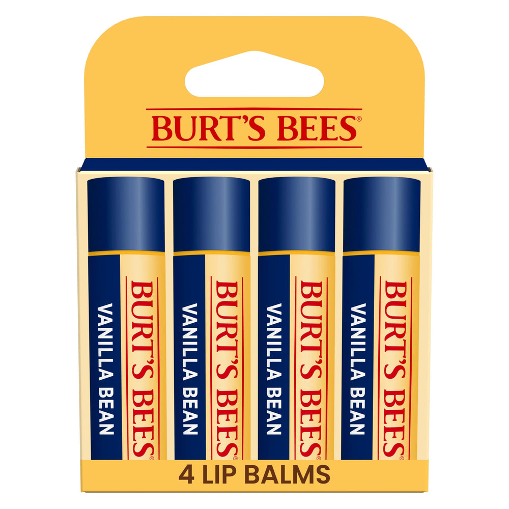Burt's Bees bálsamo labial vainilla en tubo, hidratación natural para labios