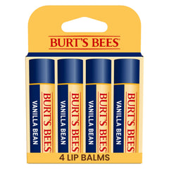 Burt's Bees bálsamo labial vainilla en tubo, hidratación natural para labios